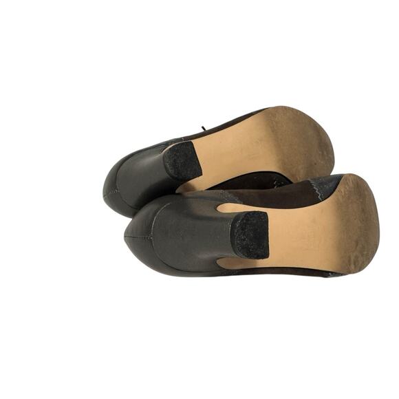 ros hommerson womens 6 wing tip heel lace up leather suede Academic Victorian - Picture 12 of 12